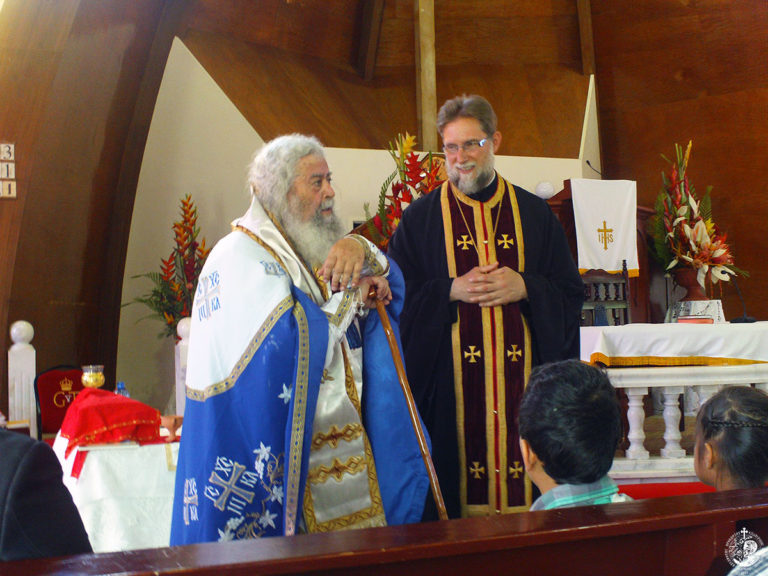 The first Orthodox Divine Liturgy in Tonga islands (November 23, 2014)