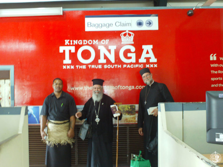 The first historical visit of an Orthodox missionary in Tonga islands