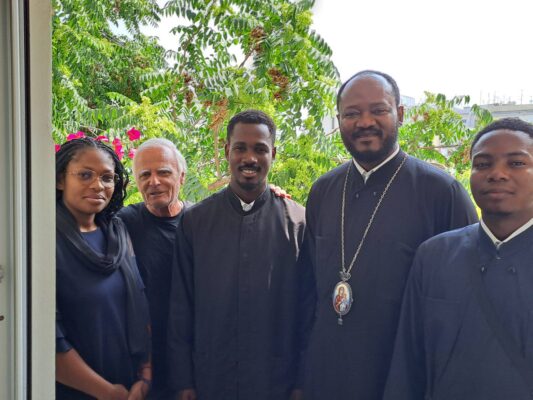 Visit of bishop Athanasios of Benin and planning of humanitarian activities