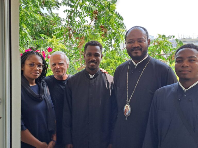 Visit of bishop Athanasios of Benin and planning of humanitarian activities